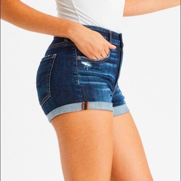 AE super stretch jean shorts - Picture 2 of 2